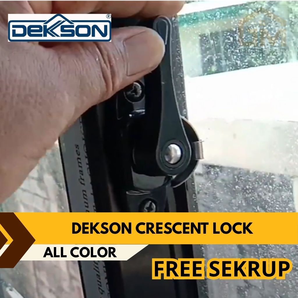 Dekson Crescent Lock 330 Kunci Jendela Aluminium