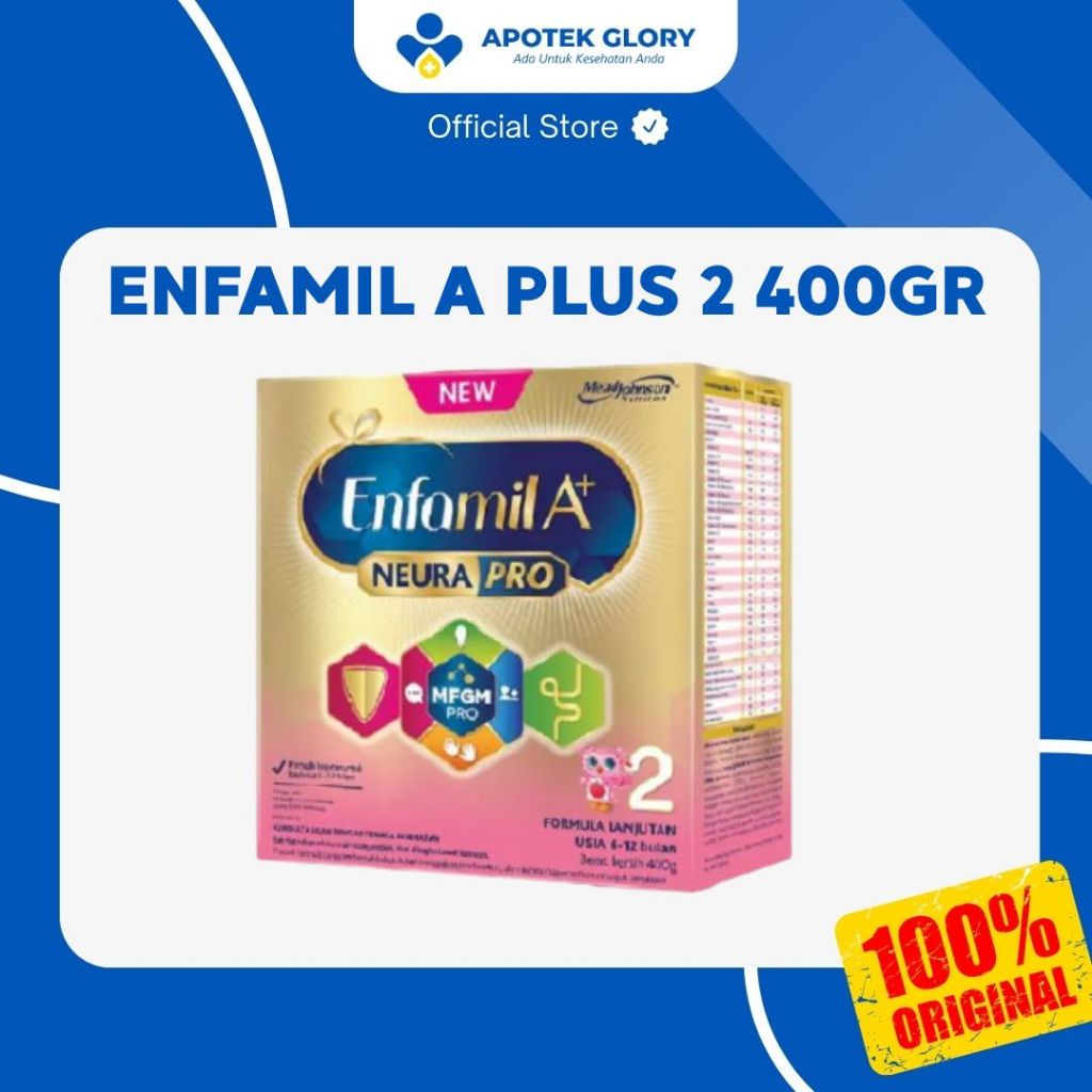 

ENFAMIL A PLUS 2 400GRAM SUSU FORMULA BANYAK NUTRISI PENDAMPING ASI