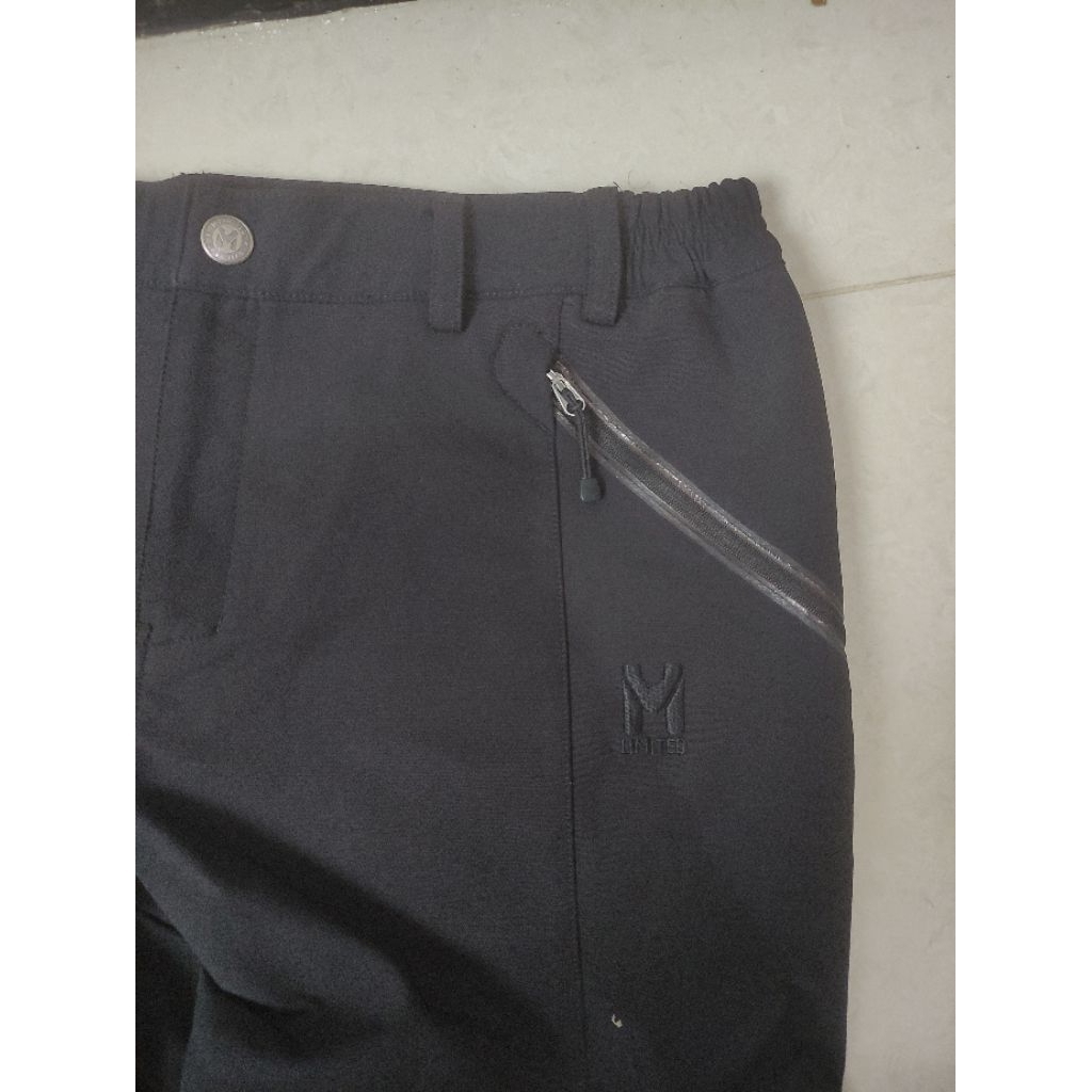 Celana MLimited Full Black Softshell