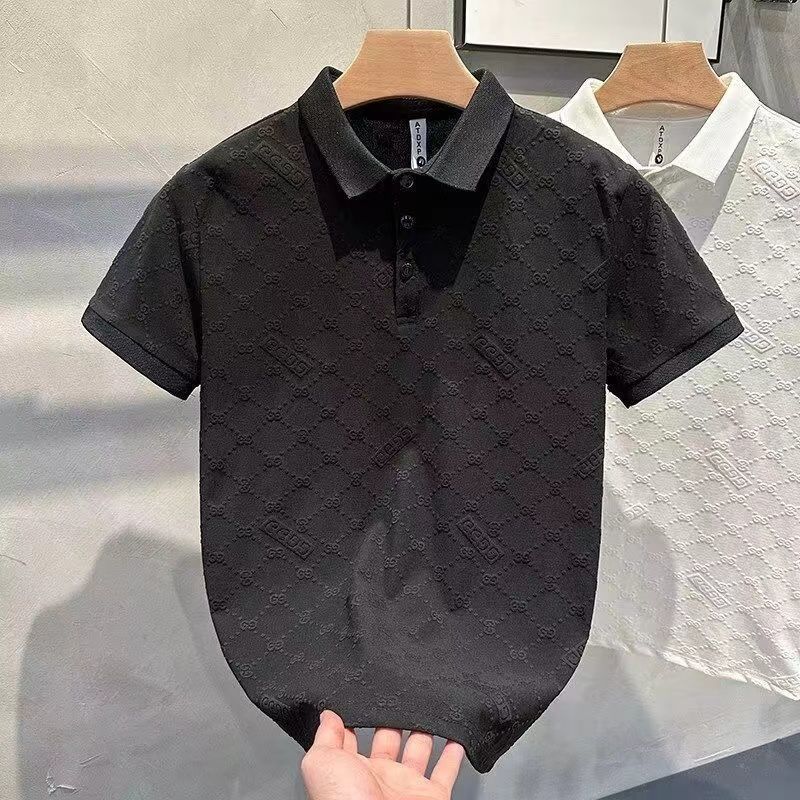 2025 kaos polo pria lengan pendek kaos polo putih pria polo putih pria kaos kerah lengan pendek pria