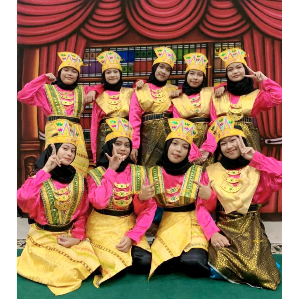 Mahkota Tari SAMAN ACEH/Topi SAMAN ACEH/Hiasan kepala Tari SAMAN/Aksesoris Tari