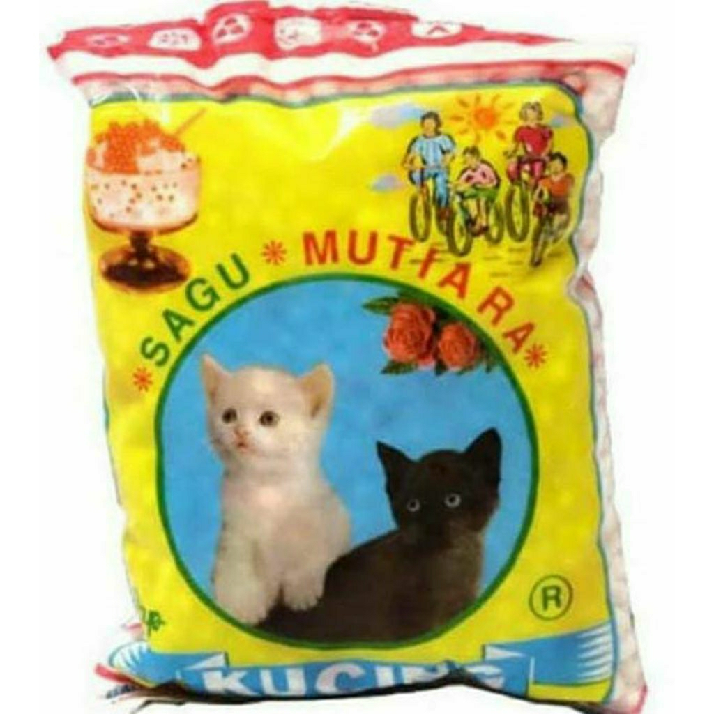 

✅LANGSUNG DIKIRIM,,,sagu mutiara cap kucing 100gram