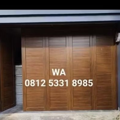 pintu lipat serat kayu