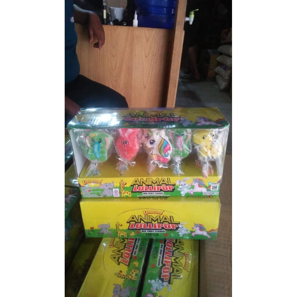 

Lollipop Animal Rasa Buah Isi 30pcs