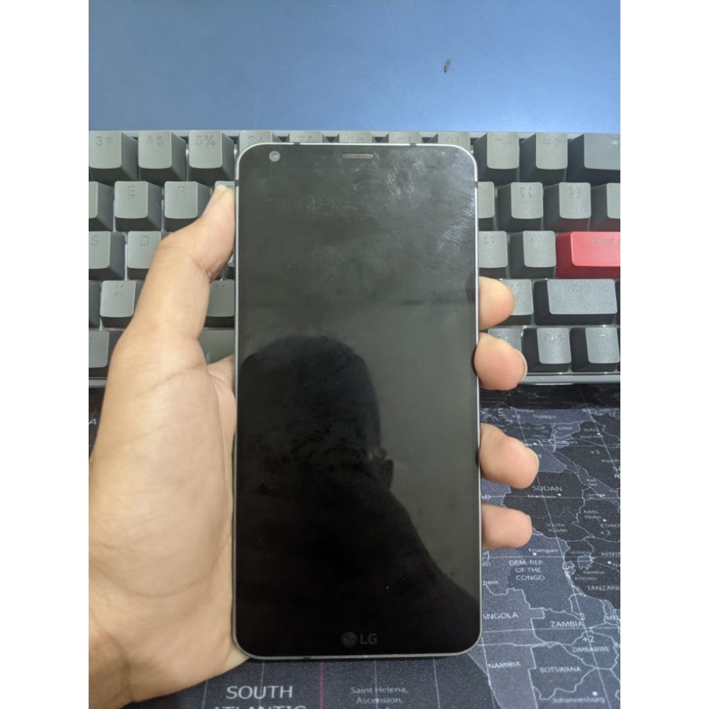 LCD LG G6+Frame original copotan