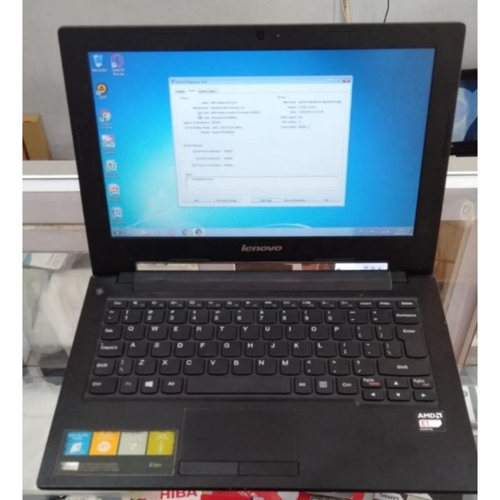Netbook Lenovo S215 | AMD E1-2100 | RAM 4 GB | SSD 500 GB