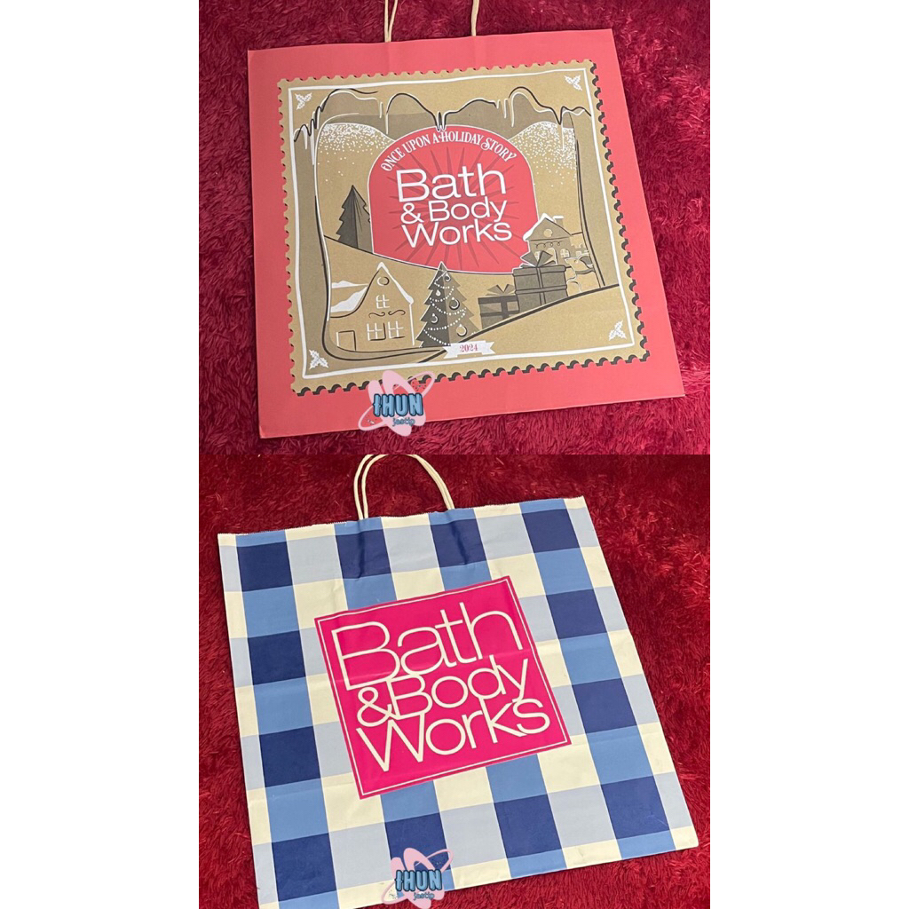 

ORI paperbag bath & body works BBW large (tanpa pembelian) size 40 x 41