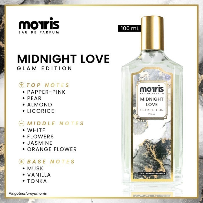 [BESTY] MORRIS EAU DE PARFUM MIDNIGHT LOVE GLAM EDITION 100ml