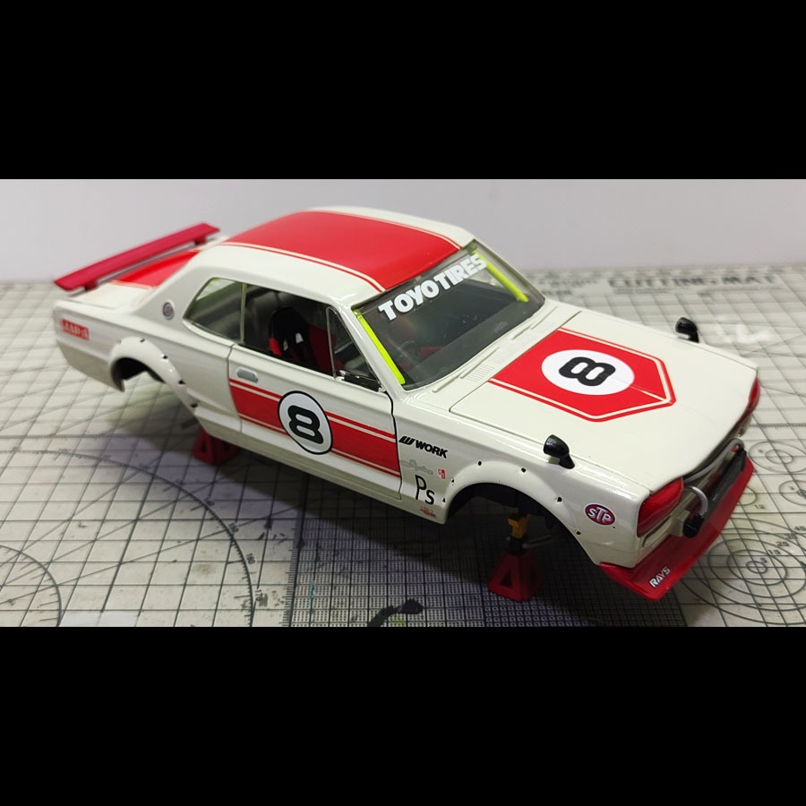 Jada 1/24 JDM 1971 Nissan Skyline GT-R Custom (BO-Lose)