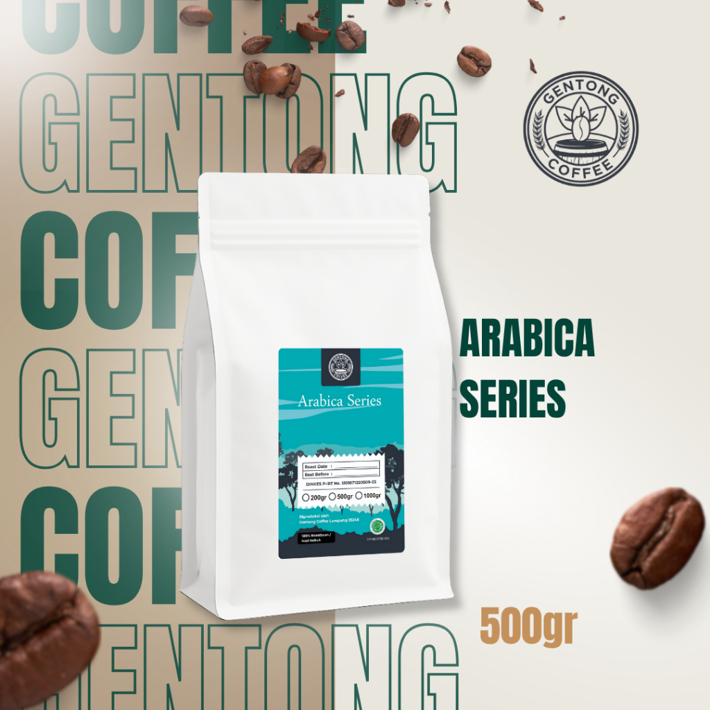 

Biji kopi roasted bean bubuk full arabika temanggung 500Gr