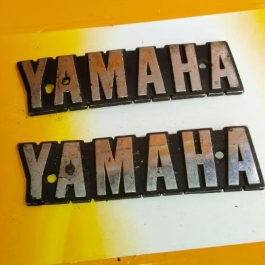 EMBLEM TANGKI YAMAHA RX100 ORIGINAL