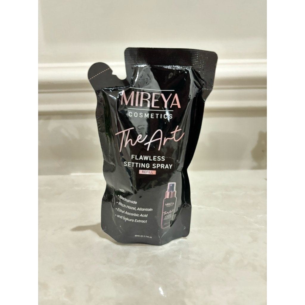 NEW Refill Mireya The Art Flawless Setting Spray 80ml - Mireya Setting Spray & Finishing Spray