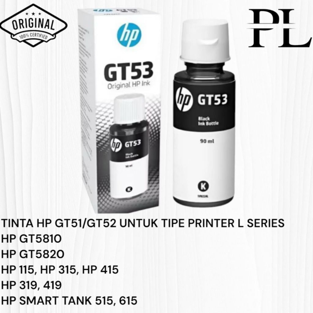 TINTA HP GT53 ORIGINAL FOR PRINTER INK TANK 315_415 SMART 515