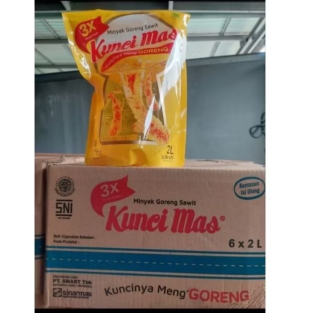 

Minyak goreng kuncimas 2liter 1dus
