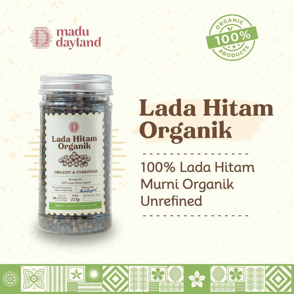 

Madu Dayland Lada Hitam 100% Organik Black pepper