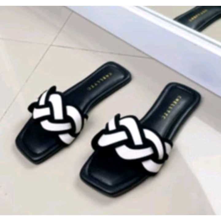 Sandal BELLA Teplek Wanita Kepang Kekinian Terbaru / Sandal Wanita Kekinian ~S-SHOES~