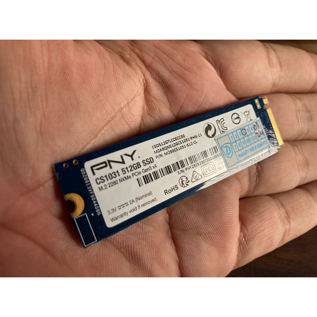 SSD NVME M.2 PNY 512GB CS1031