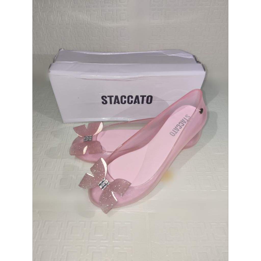 STACCATO Jelly Flats Shoes 2406D pink(Original 100%) uk 38