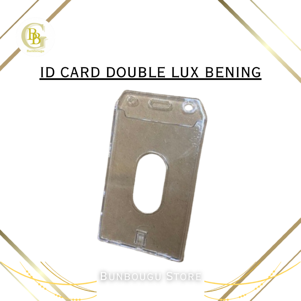 

GROSSIR 10 PIECE / ID CARD DOUBLE LUX BENING / ID CARD LANYARD / NAME TAG BENING / ID CARD LUX / ID CARD MURAH