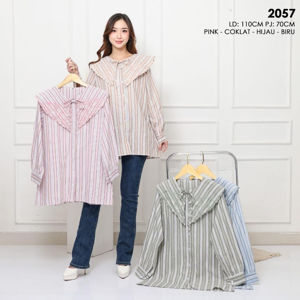 Blouse Bordir Bangkok | blouse bordir | blouse lace | blouse collar bordir | baju bangkok | baju bkk