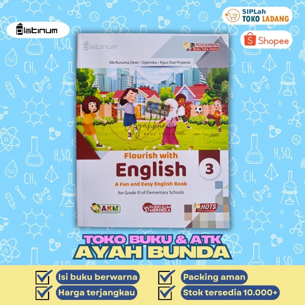 Buku Platinum Bahasa Inggris Kelas 3 SD/MI