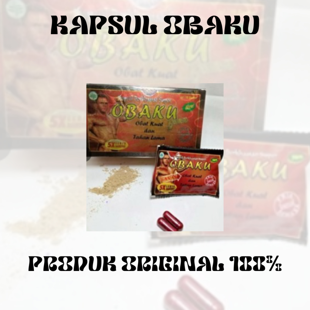Kapsul Obaku Obat Kuat Perbox isi 10 Sachet