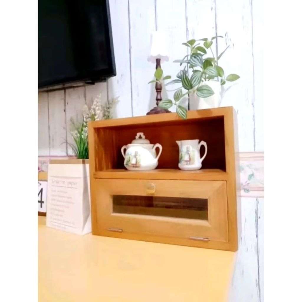 rak kecil minimalis kayu jati