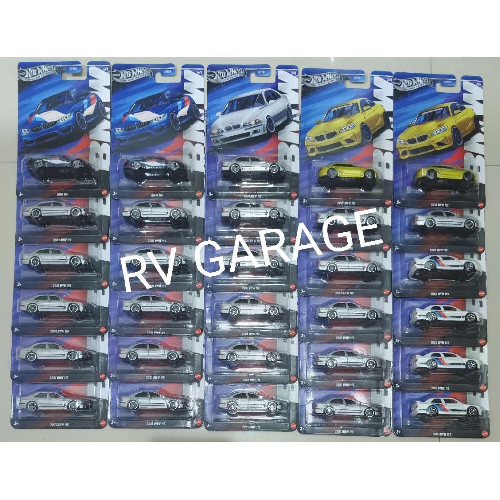 Hotwheels Silver BMW Series