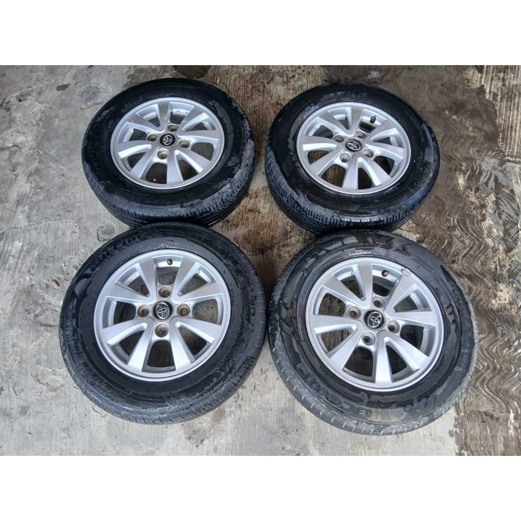 velg copotan std avanza r14 silver + ban 185 70 r14