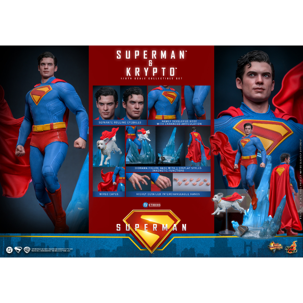 Hot Toys Superman & Krypto MMS 812