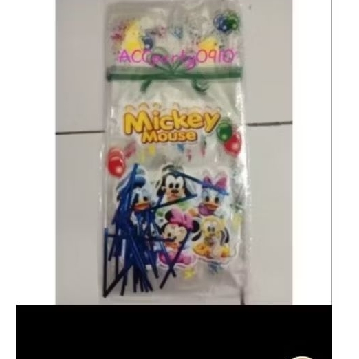 plastik ulang tahun /plastik bingkisan Snack (18x36cm)