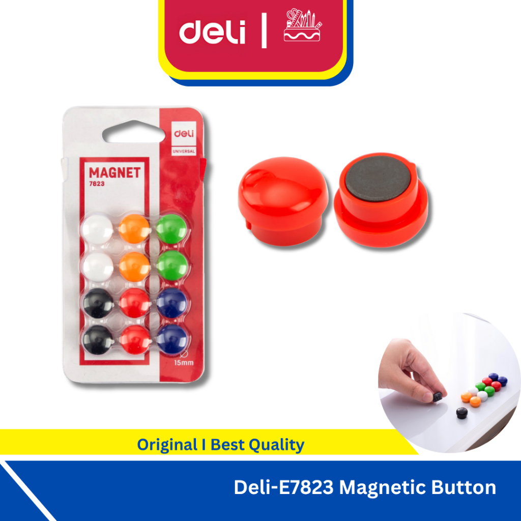 

Deli Magnet Pin Papan Tulis Whiteboard Nempel - E7823