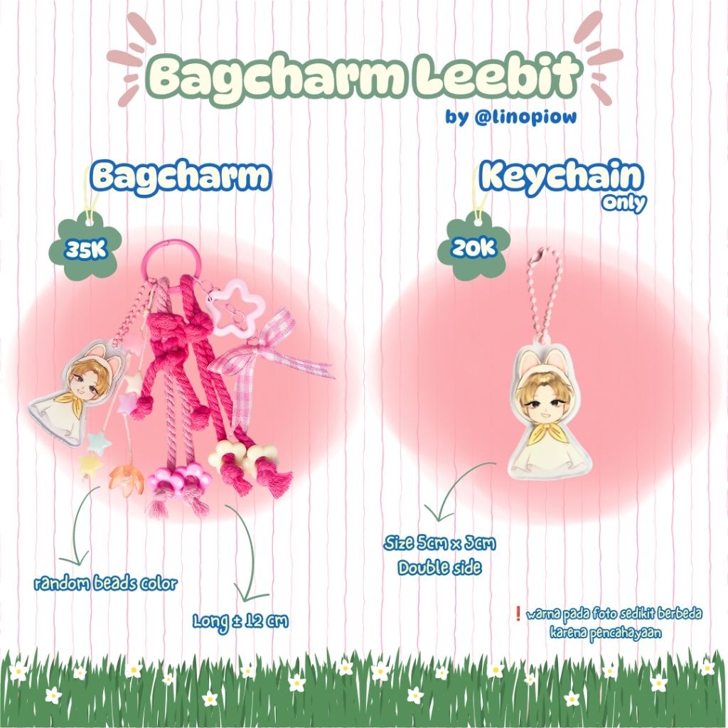 Bagcharm Keychain Leebit SKZOO by linopiow
