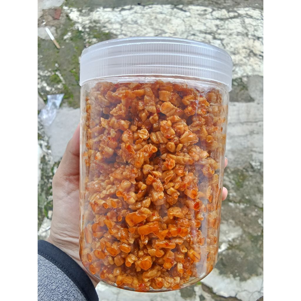 

250gram Oreg Tempe/ Lauk Kering Tempe/Lauk Makan Instan Oreg Tempe Balado Pedas Manis