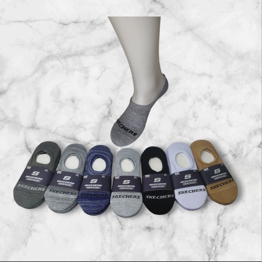 SKECHERS INVISIBEL KAOS KAKI HIDDEN SOCKS UNISEX 3pk