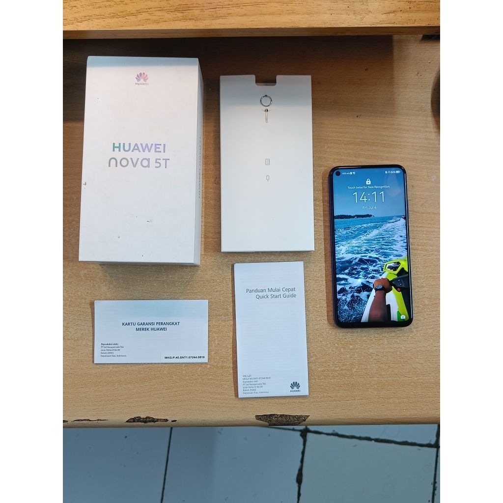 HP bekas Huawei nova 5T 2019 bekas second 8/128gb kirin 980 resmi indonesia resmi