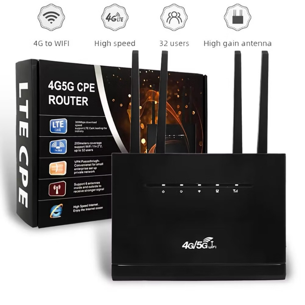 Wireless Router Sim Card 4G/5G Unlock All operator Bisa pakai Kabel LAN