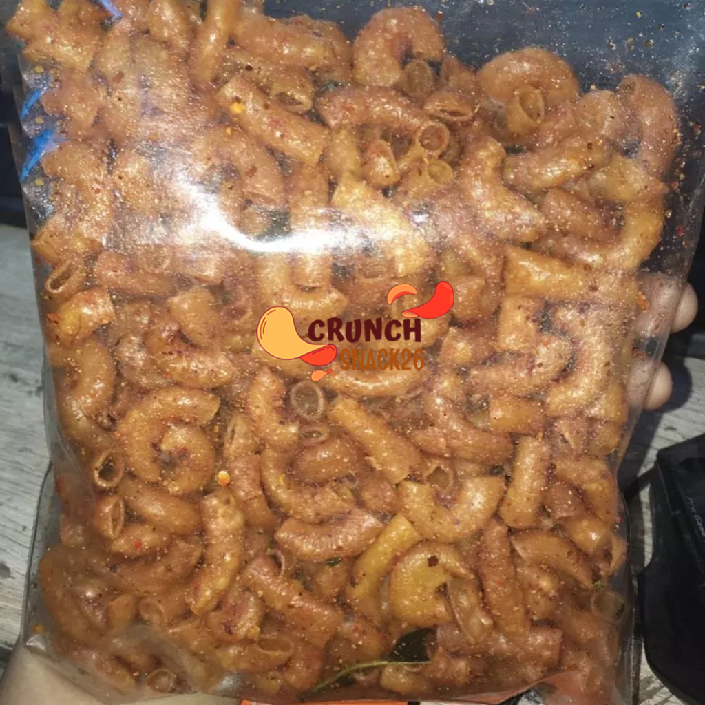 

Makaroni Cikruh 200Gr Makaroni Bantet Pedas Daun Jeruk - CRUNCHSNACK26