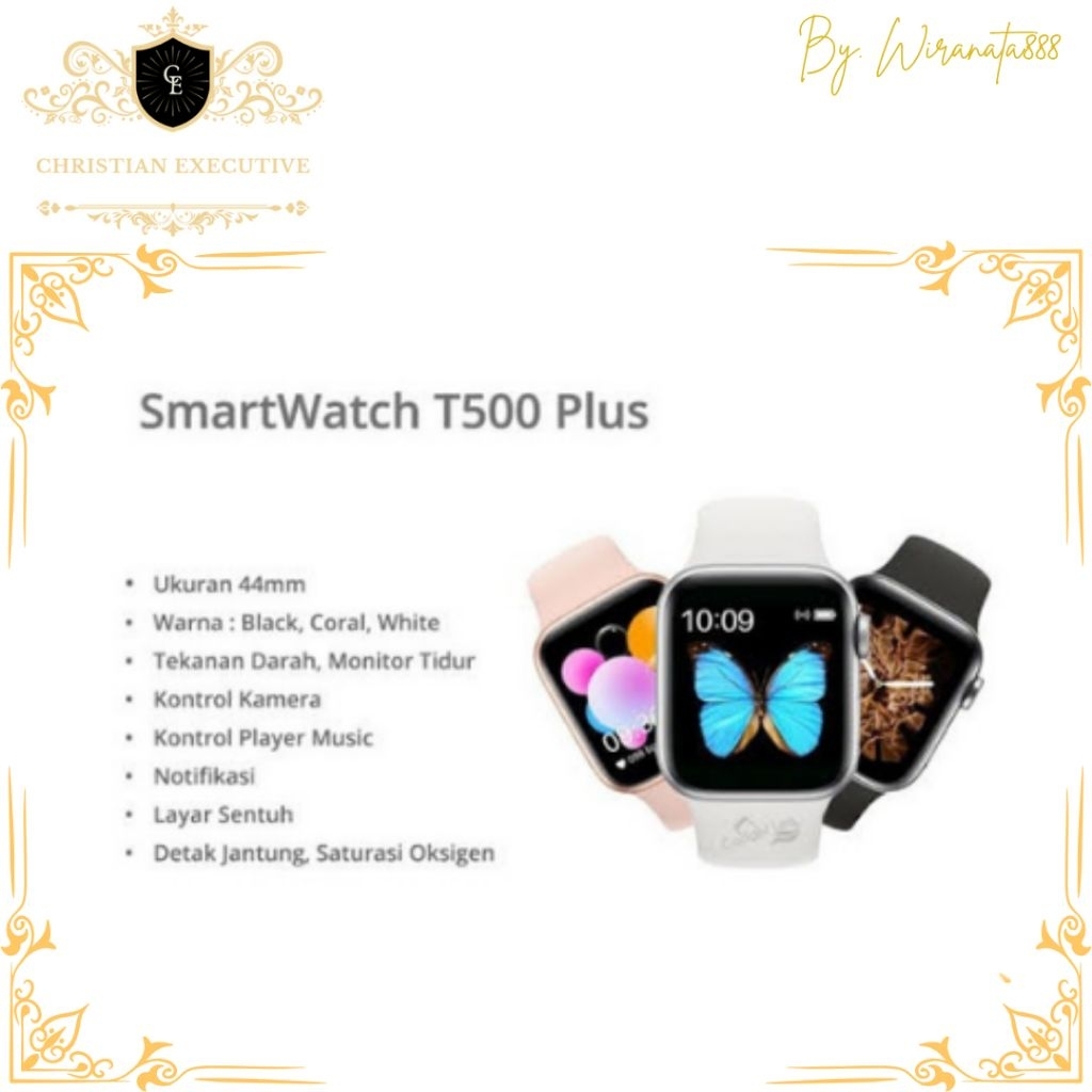 Smartwatch T500+ plus watch tracker connect android and IOS series 7 waterproof ip4