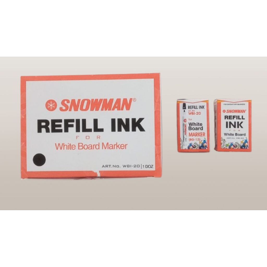 

Tinta Refill Spidol White Board Hitam/Tinta Isi Ulang