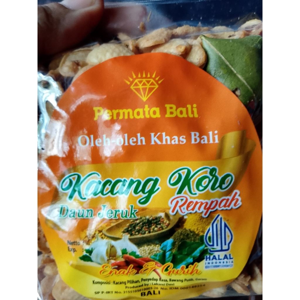 

Kacang Koro Permata Bali Bumbu Rempah Daun Jeruk