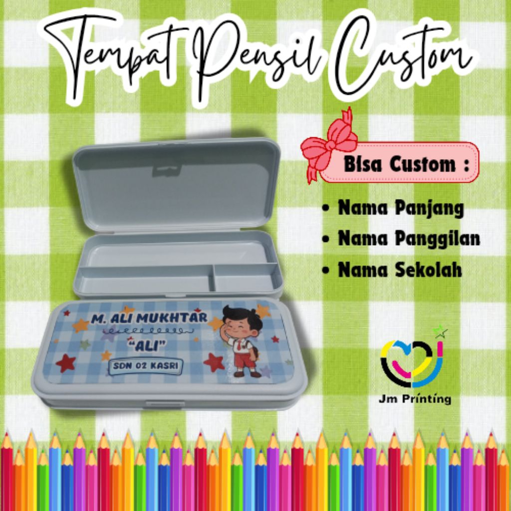 

TEMPAT PENSIL CUSTOM NAMA