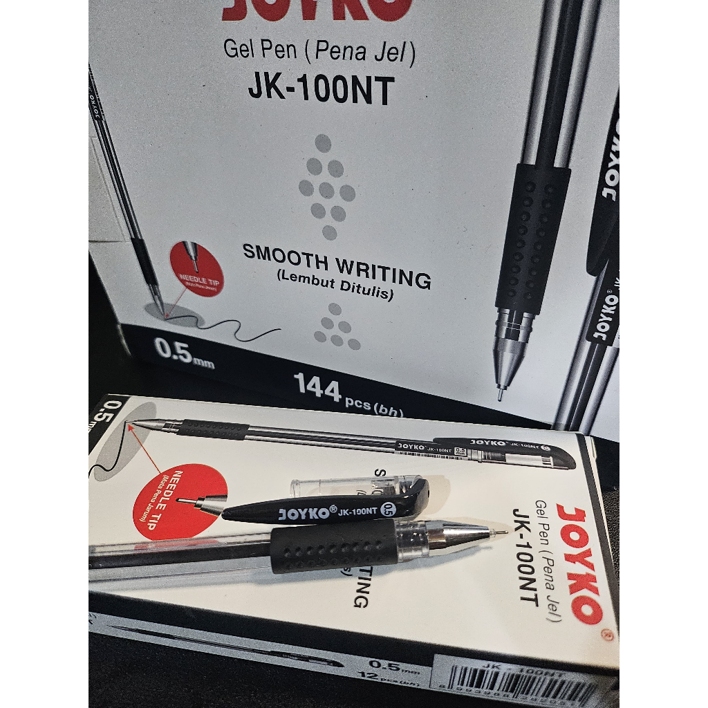 

Pulpen JK100 Bolpen JOYKO Gel Pen JK-100 (Hitam) 0.5mm
