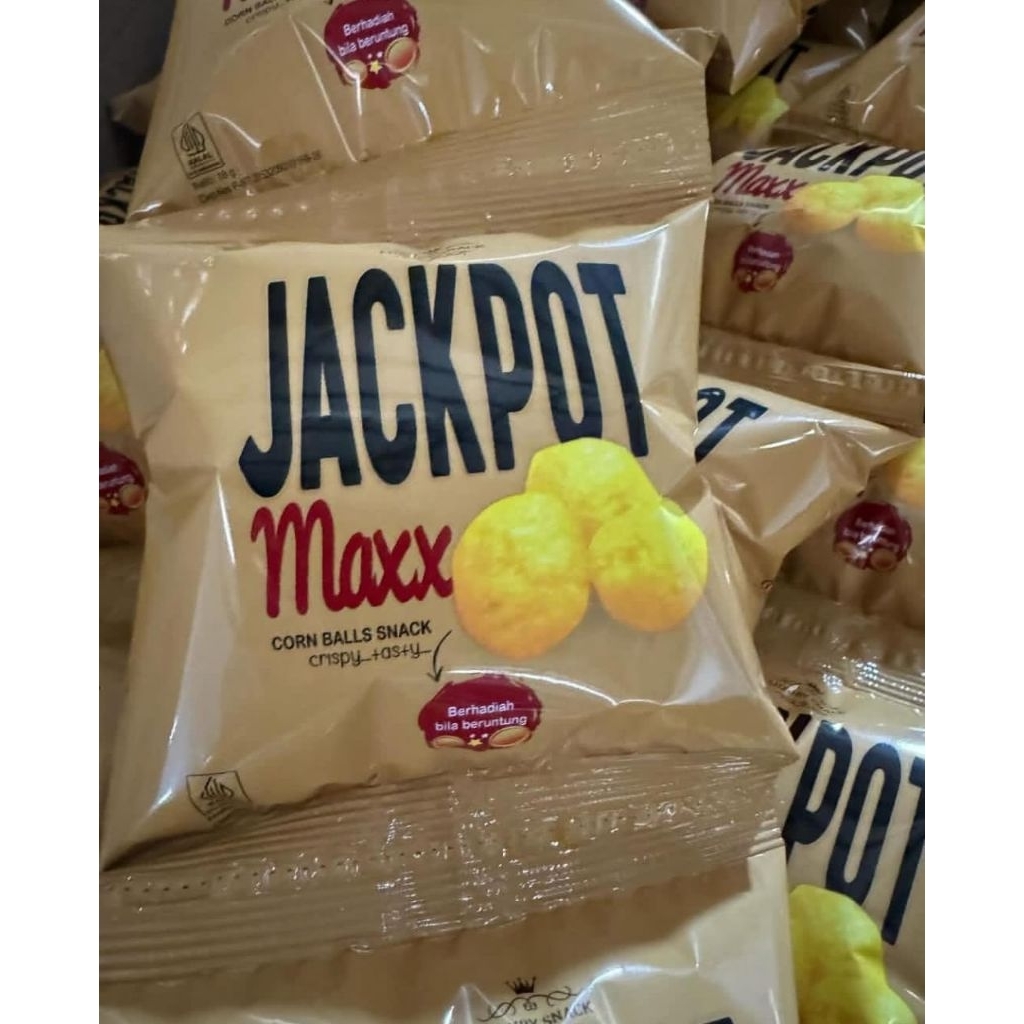 

1 renteng isi 10 bungkus chiki jackpot max jumbo /macam macam chiki berhadiah