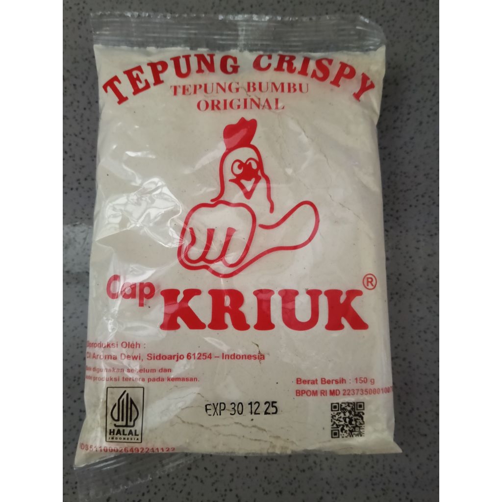 

Tepung crispy cap kriuk 150gr