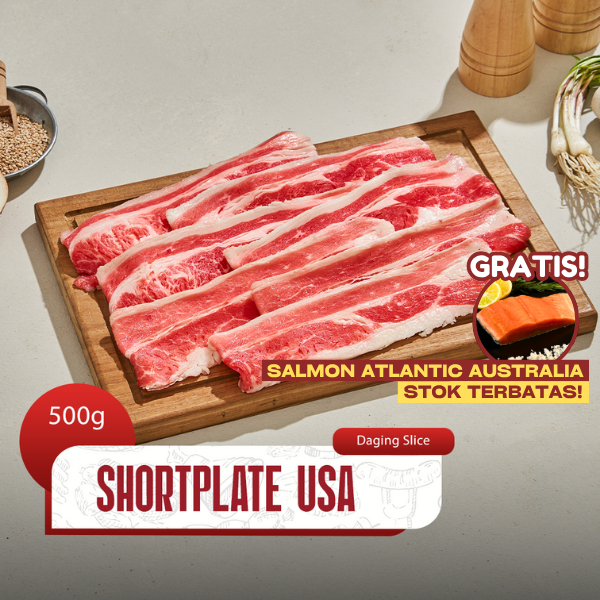 

Daging Sapi Premium Slice Shortplate SWIFT Frozen Food Halal 500gr USA – Daily Beef Jakarta Barat
