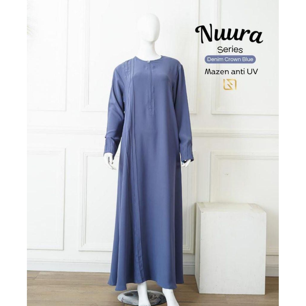 Abaya Nuura DenimGamis Marzan by fahimna label
