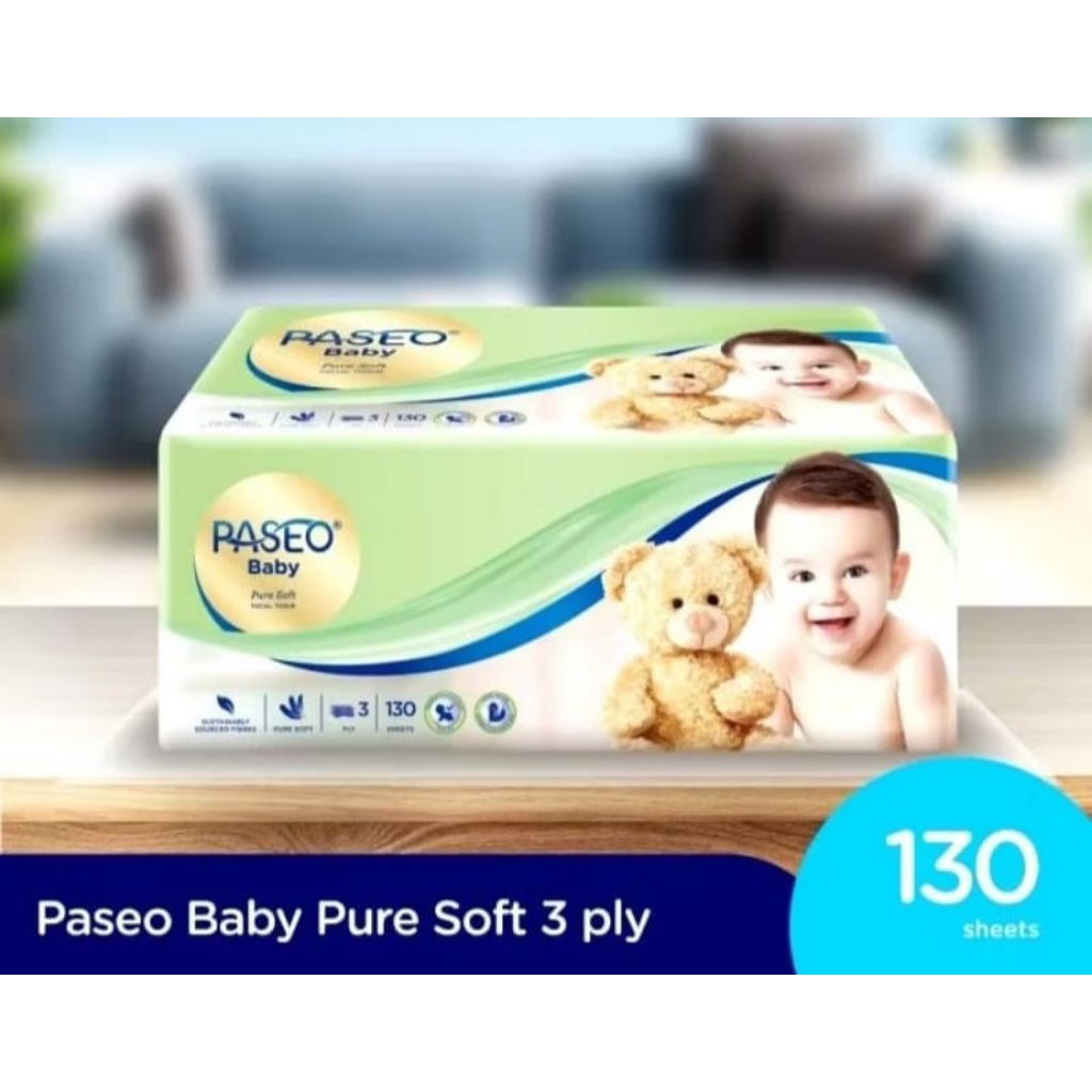 Paseo Puresoft Baby 130 sheet 3 ply