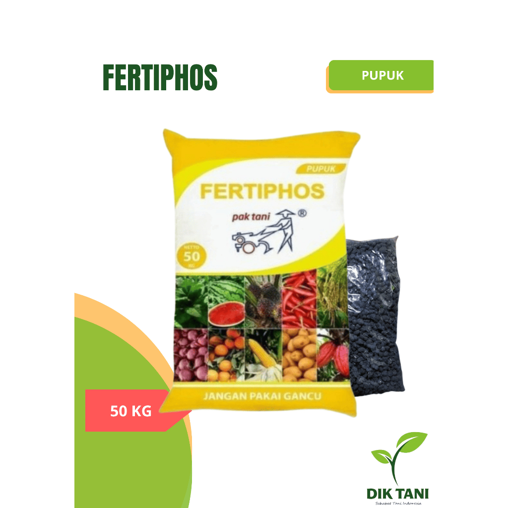 PUPUK Pak Tani FERTIPHOS HITAM 50 KG