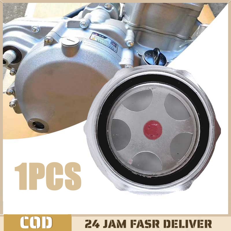 1pcs Sight Glass Sight Glass Oil Level Glass Level Sight Cover Cermin Penampakan Oli Kompresor Udara